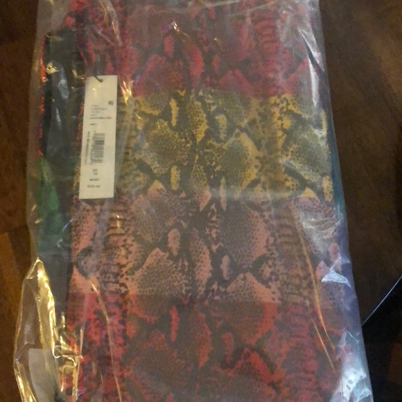 NWT $295 Alice + Olivia Delora Snake Midi Dress! - Picture 7 of 7